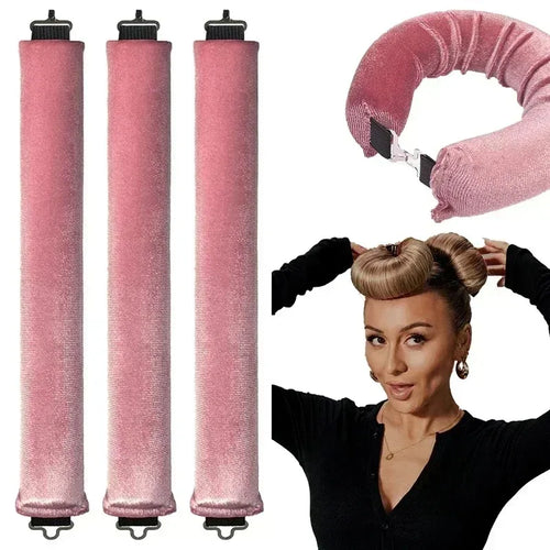 Heatless Curl Rod Headband Set